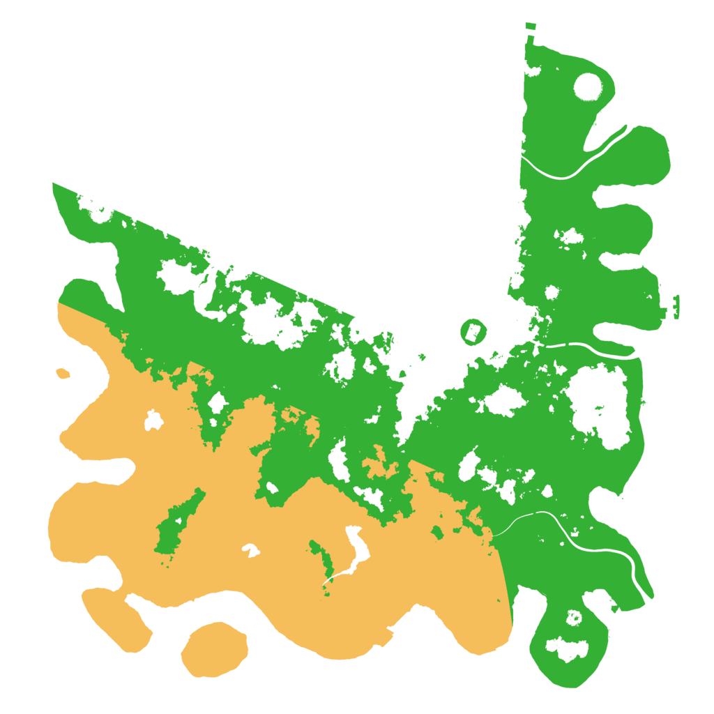 Biome Rust Map: Procedural Map, Size: 4500, Seed: 795307