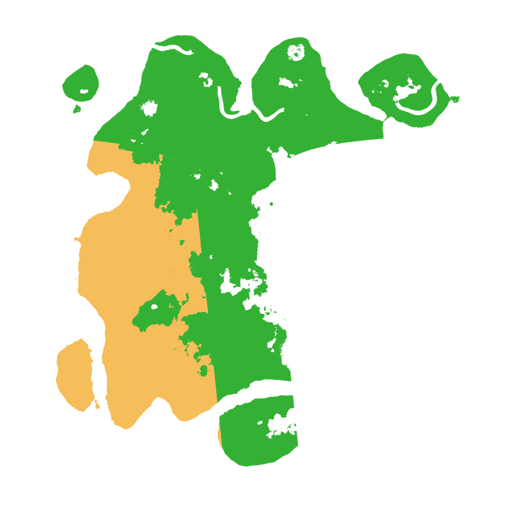 Biome Rust Map: Procedural Map, Size: 3000, Seed: 1190538640