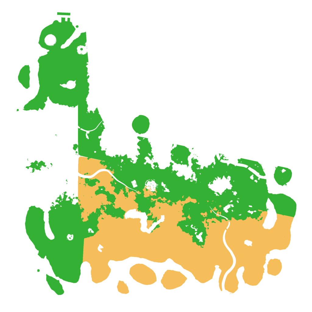 Biome Rust Map: Procedural Map, Size: 4800, Seed: 184039538