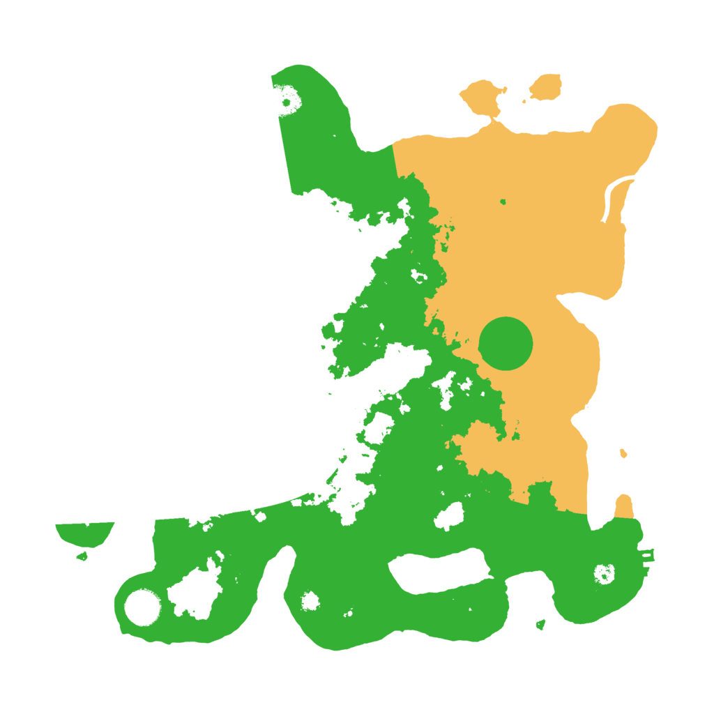 Biome Rust Map: Procedural Map, Size: 3500, Seed: 1684552895