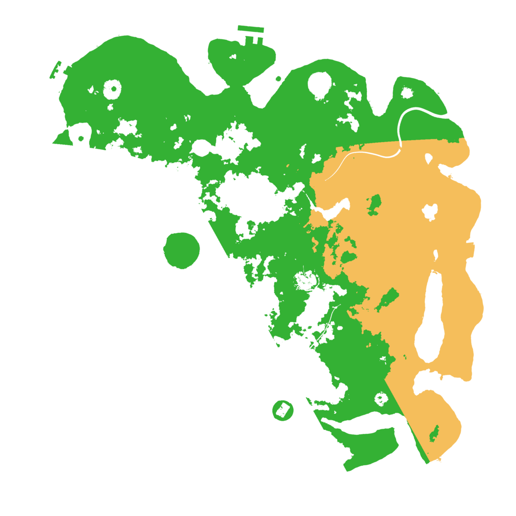 Biome Rust Map: Procedural Map, Size: 4000, Seed: 1168149693