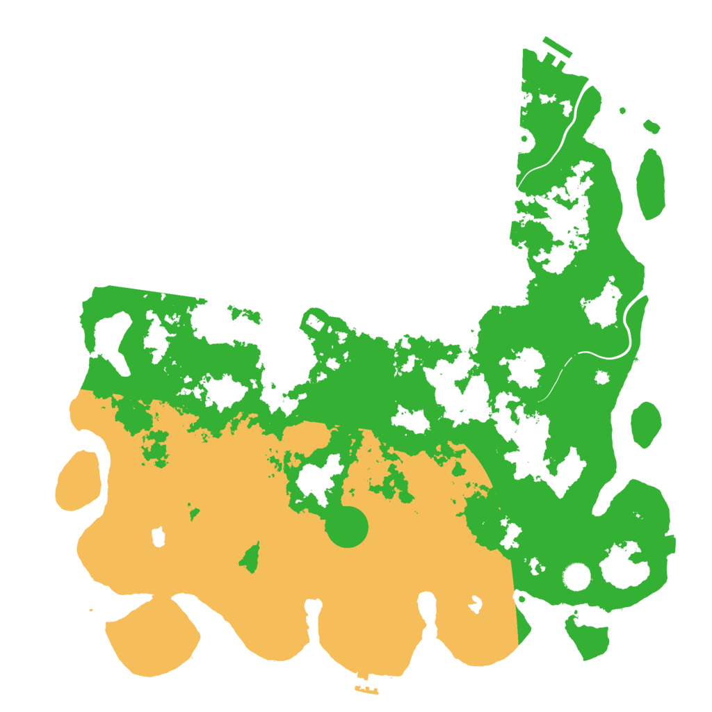 Biome Rust Map: Procedural Map, Size: 4500, Seed: 1422503450