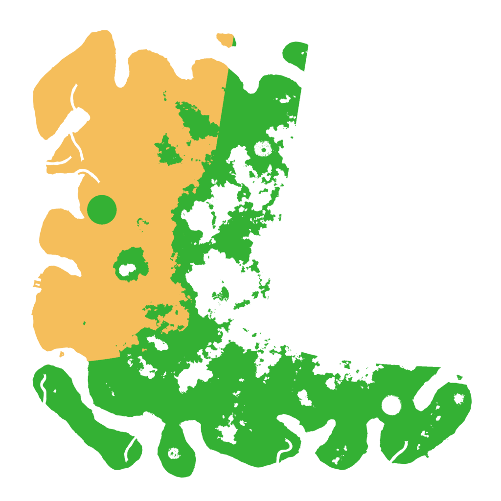 Biome Rust Map: Procedural Map, Size: 4500, Seed: 1040889089