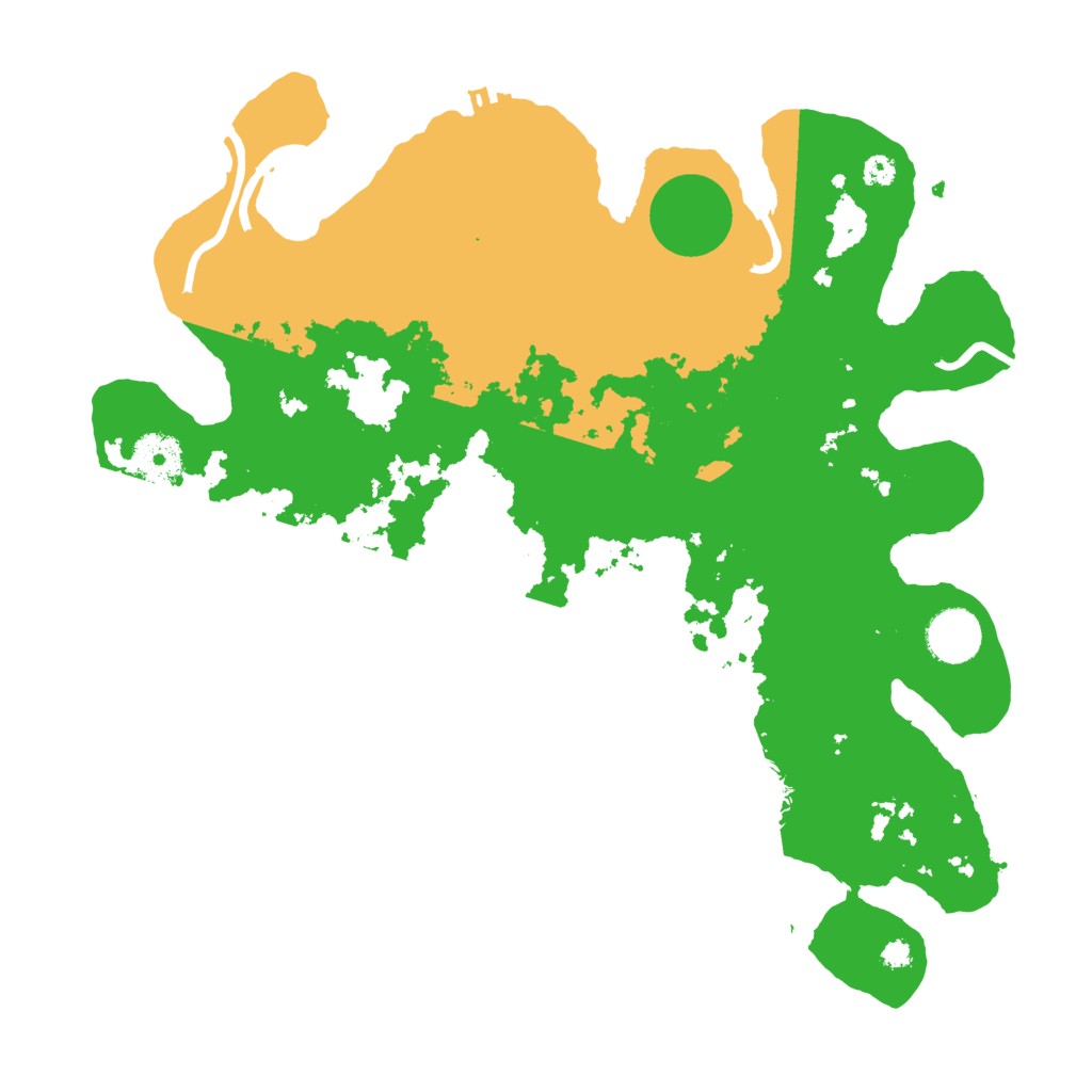 Biome Rust Map: Procedural Map, Size: 3500, Seed: 1865120177