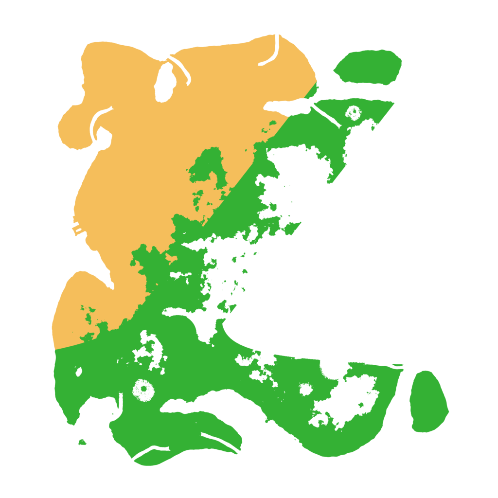 Biome Rust Map: Procedural Map, Size: 3500, Seed: 238917262