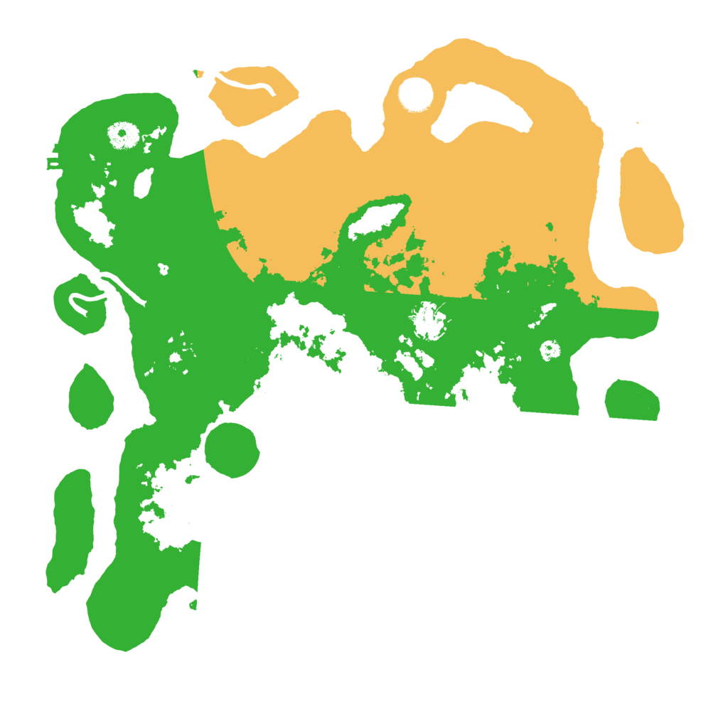 Biome Rust Map: Procedural Map, Size: 3700, Seed: 46847837