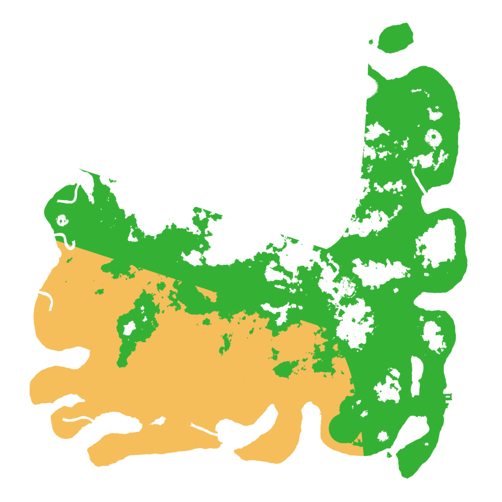 Biome Rust Map: Procedural Map, Size: 4500, Seed: 113978848
