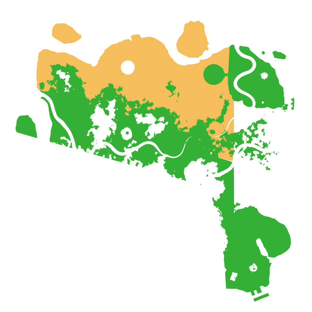 Biome Rust Map: Procedural Map, Size: 3980, Seed: 2147483647