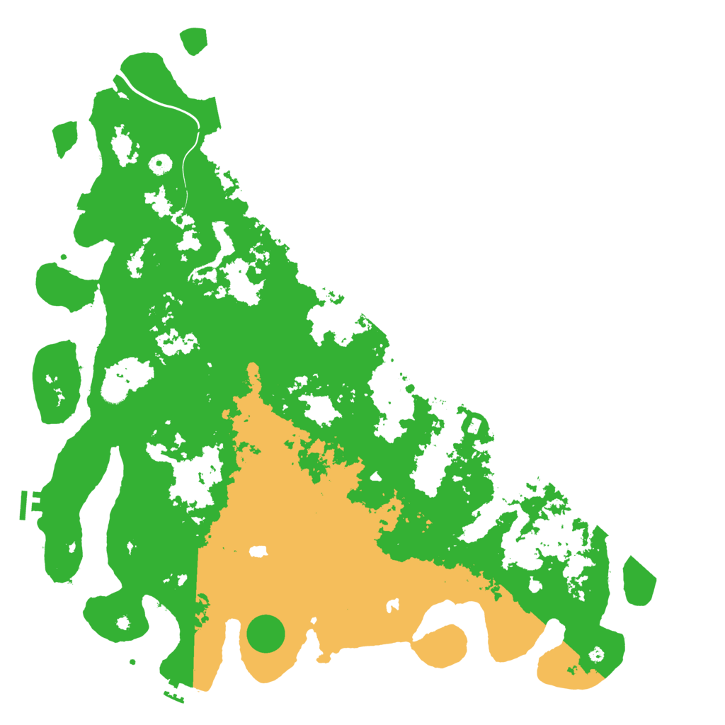 Biome Rust Map: Procedural Map, Size: 5000, Seed: 236842