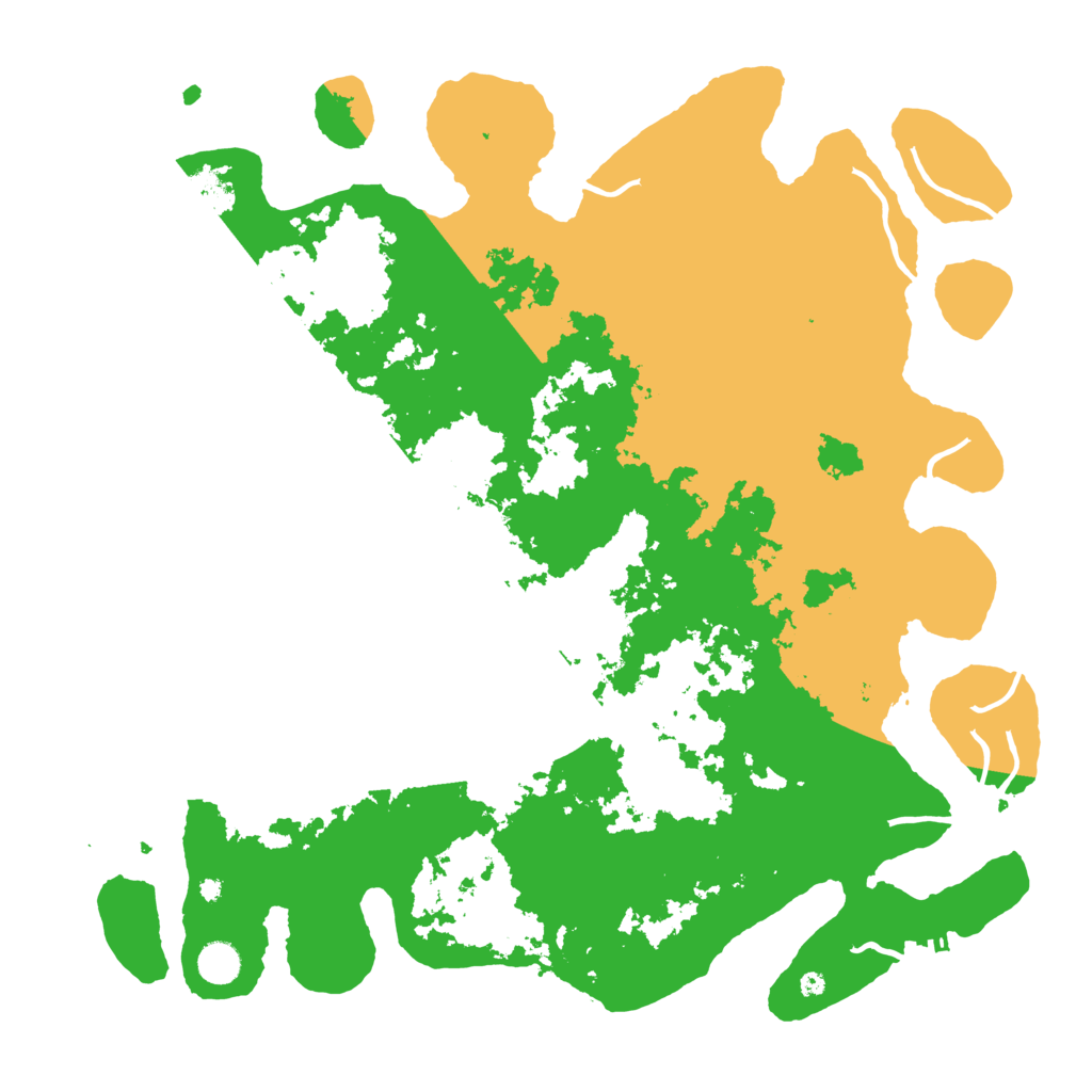 Biome Rust Map: Procedural Map, Size: 4500, Seed: 119