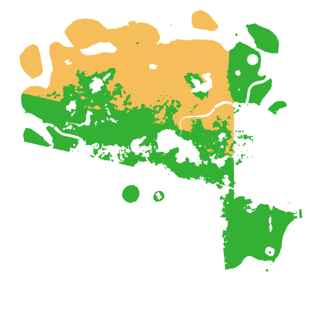 Biome Rust Map: Procedural Map, Size: 5000, Seed: 339322