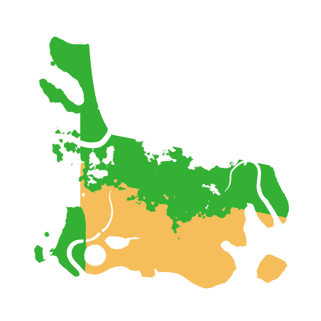 Biome Rust Map: Procedural Map, Size: 2700, Seed: 191759571