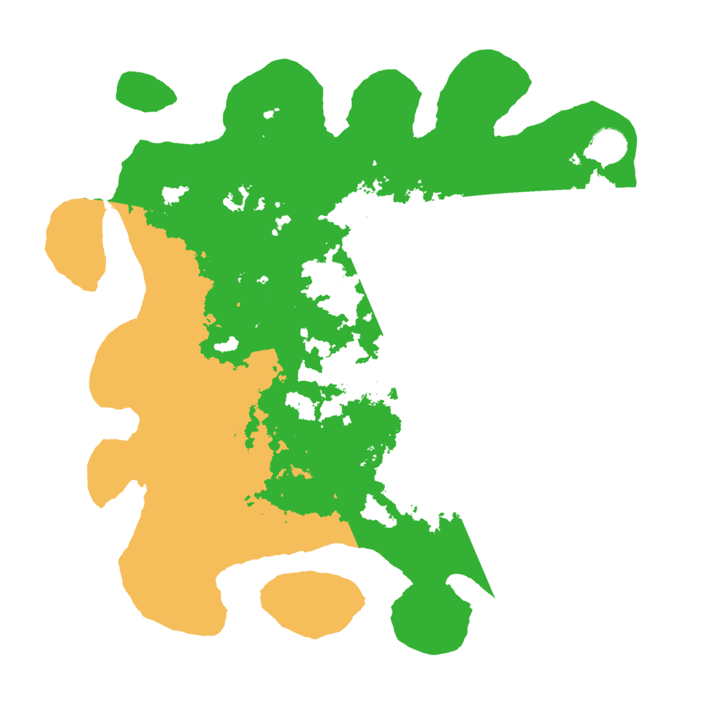 Biome Rust Map: Barren, Size: 3500, Seed: 931898401