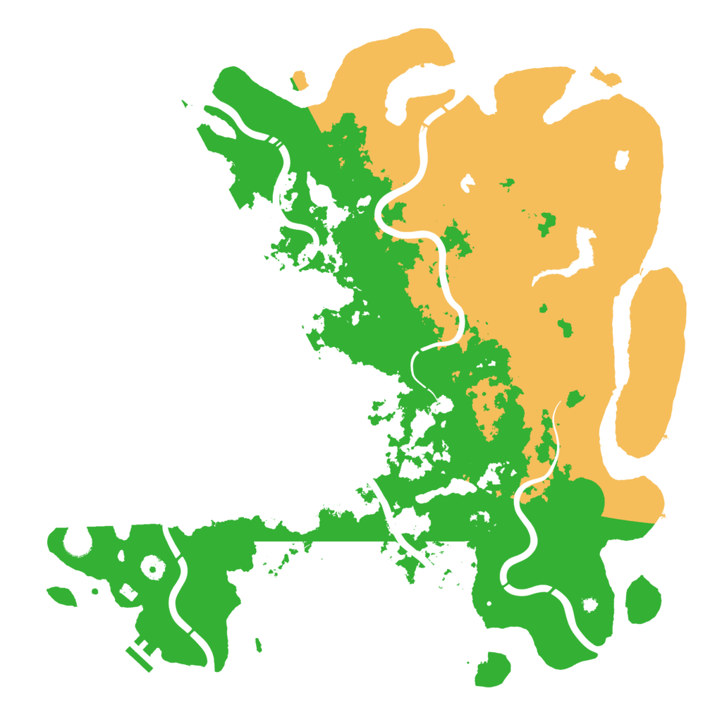 Biome Rust Map: Procedural Map, Size: 4500, Seed: 1285868806