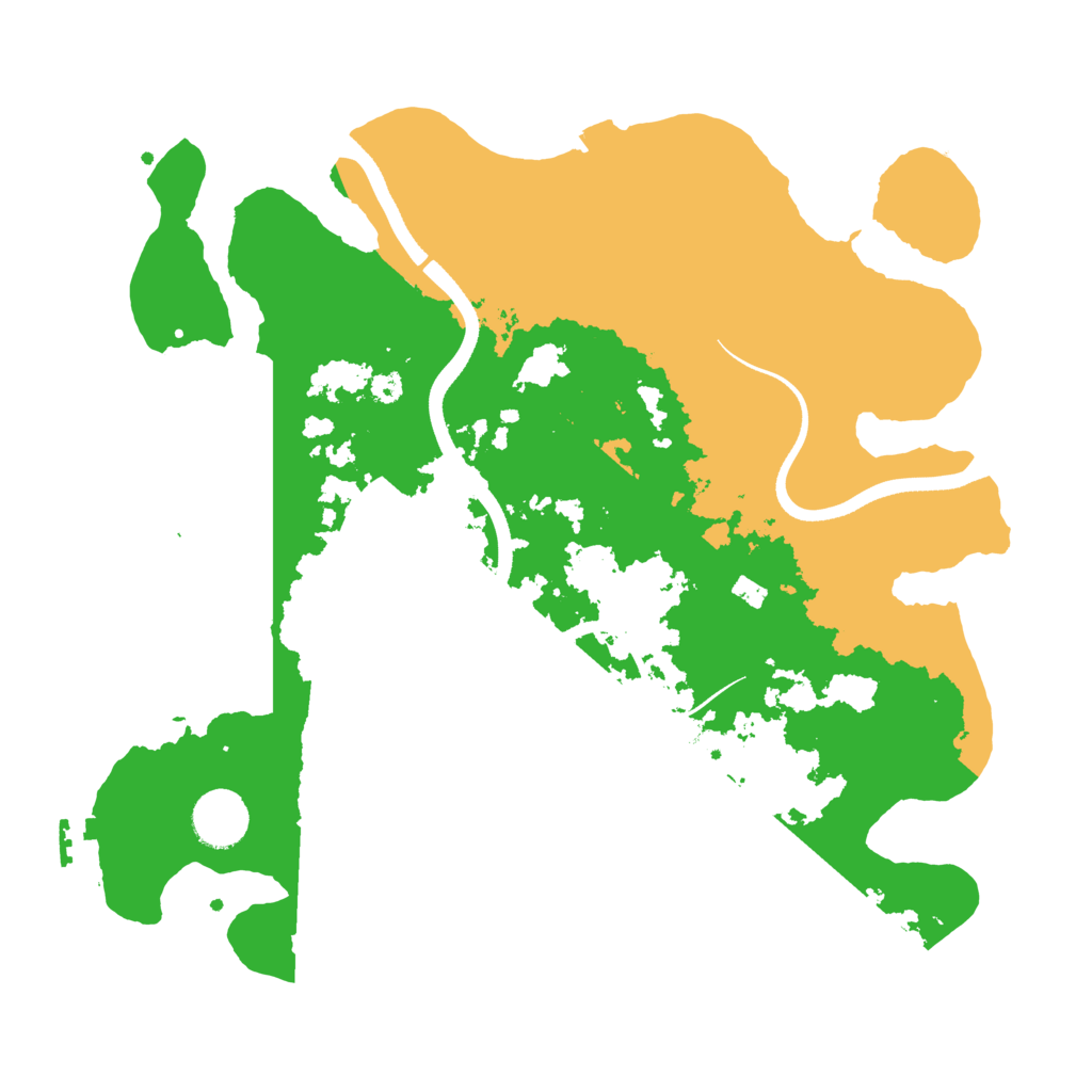 Biome Rust Map: Procedural Map, Size: 3500, Seed: 356969