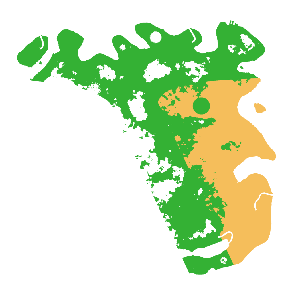 Biome Rust Map: Procedural Map, Size: 4500, Seed: 395108885