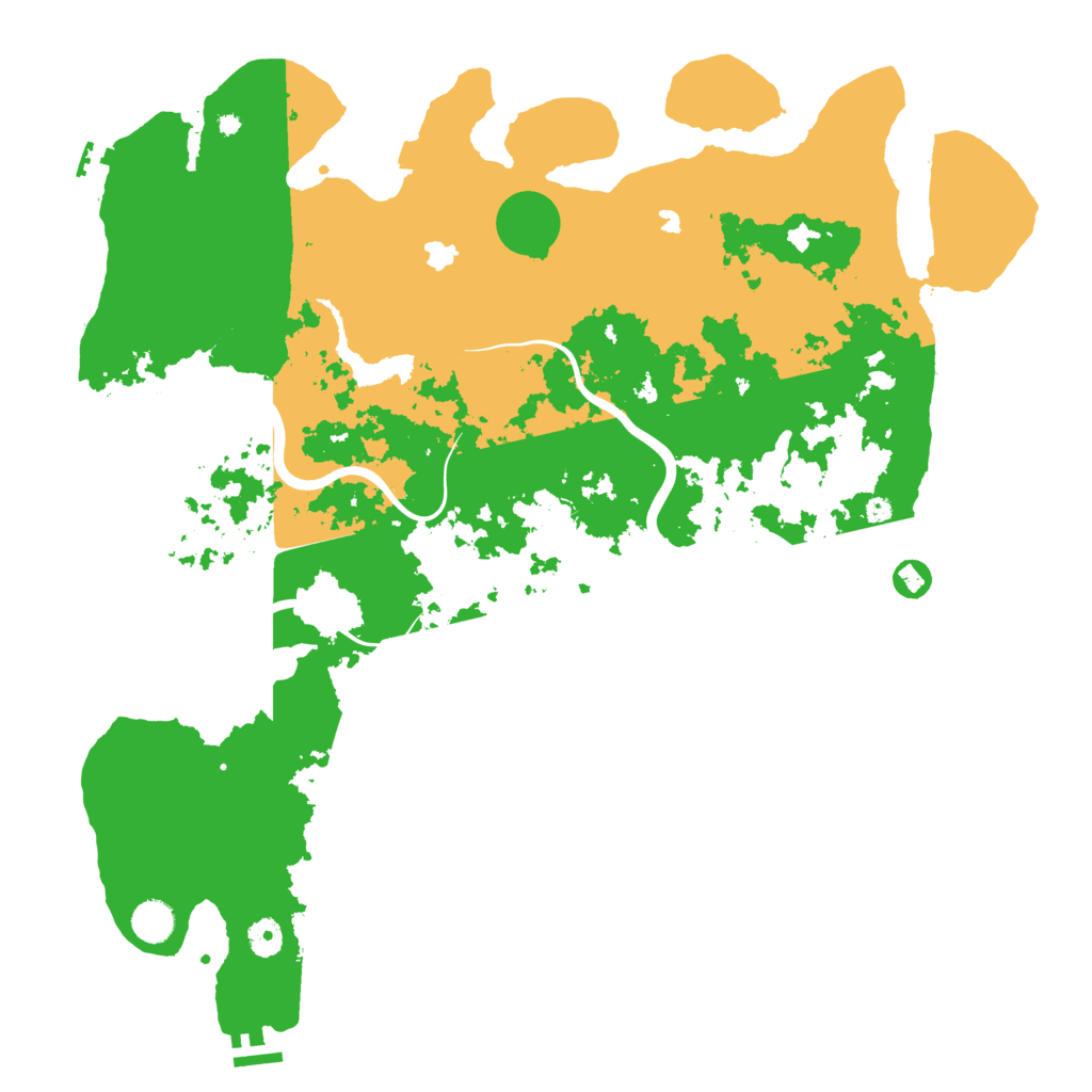 Biome Rust Map: Procedural Map, Size: 4500, Seed: 1740508384