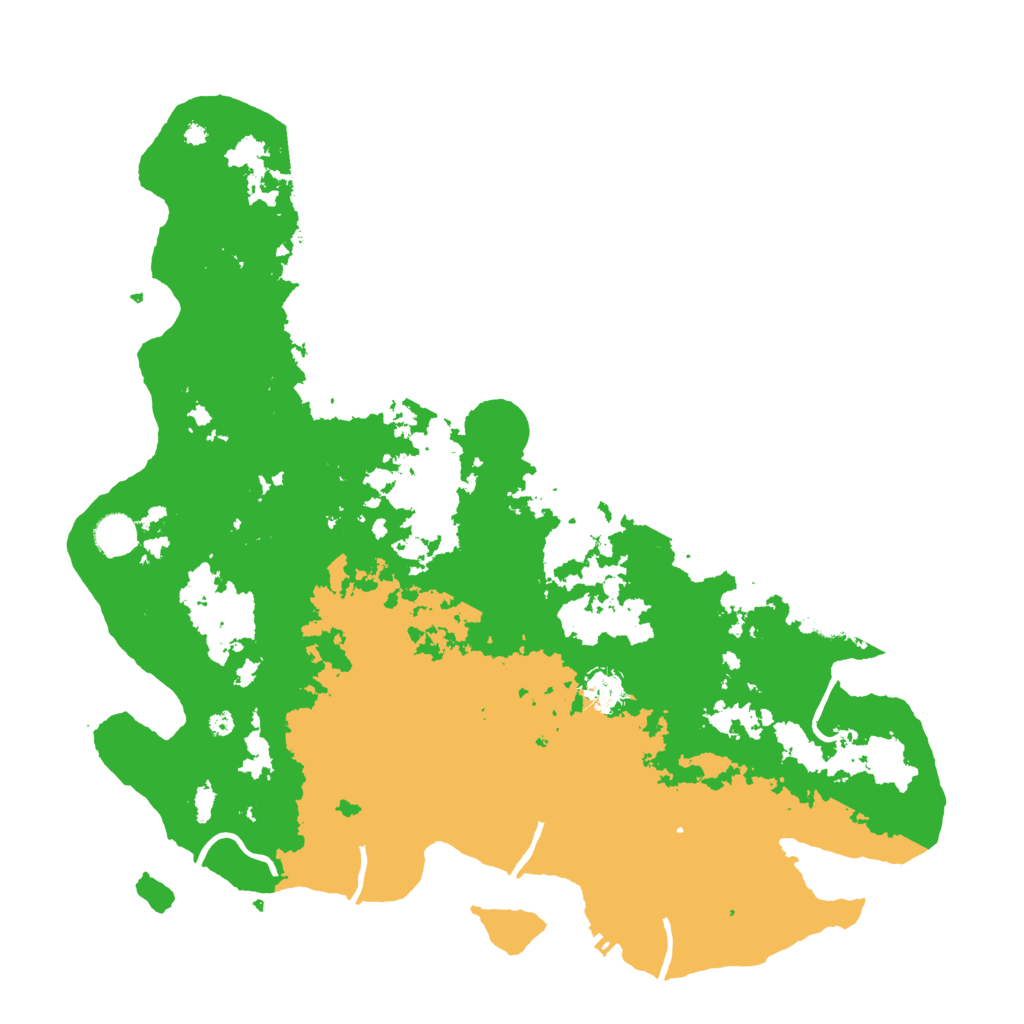Biome Rust Map: Procedural Map, Size: 4250, Seed: 584325