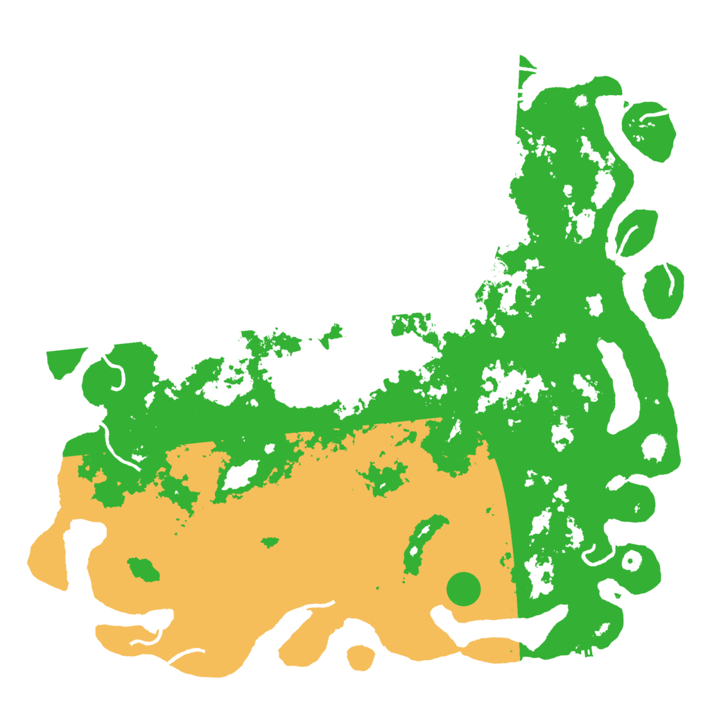 Biome Rust Map: Procedural Map, Size: 5500, Seed: 4819260