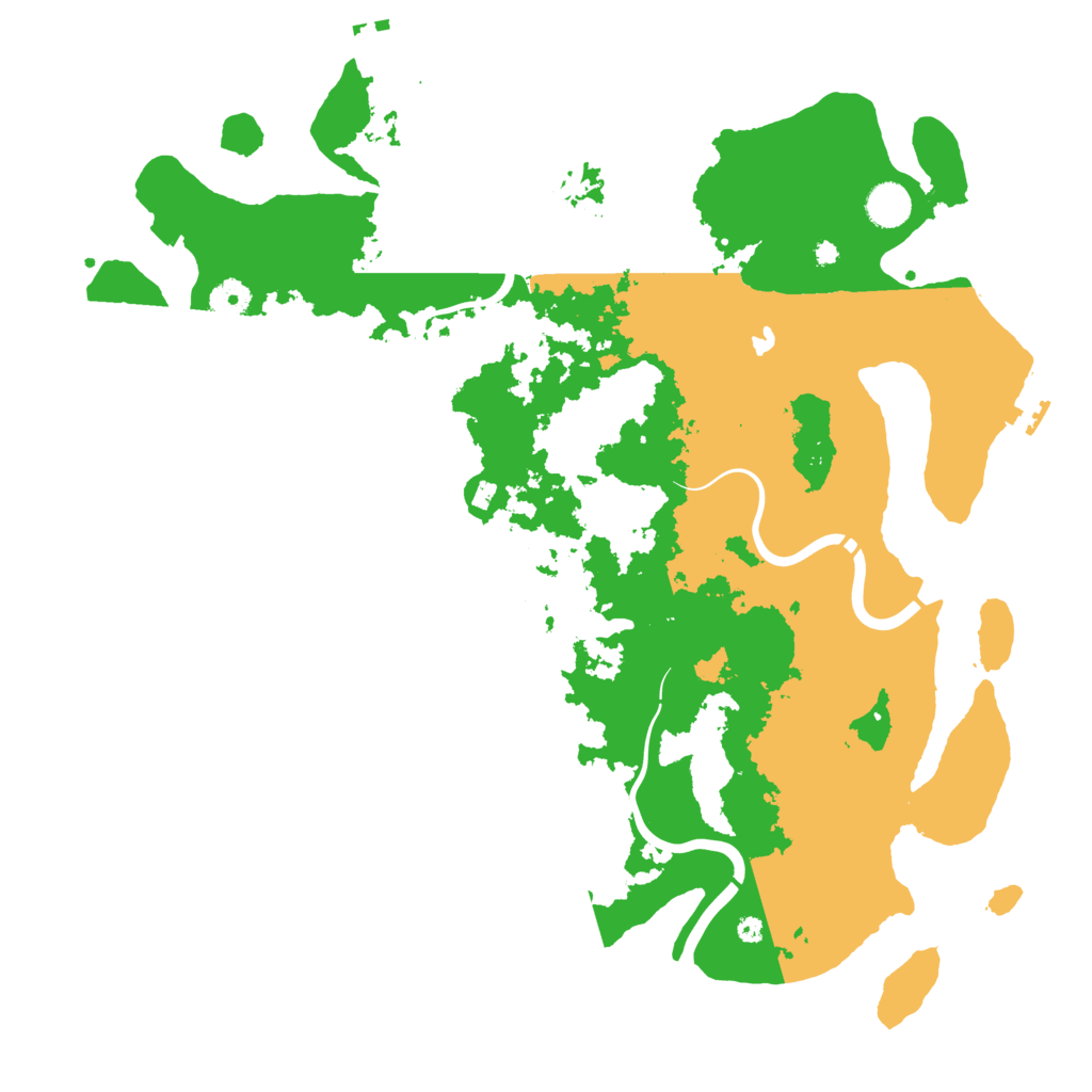 Biome Rust Map: Procedural Map, Size: 4250, Seed: 611379253