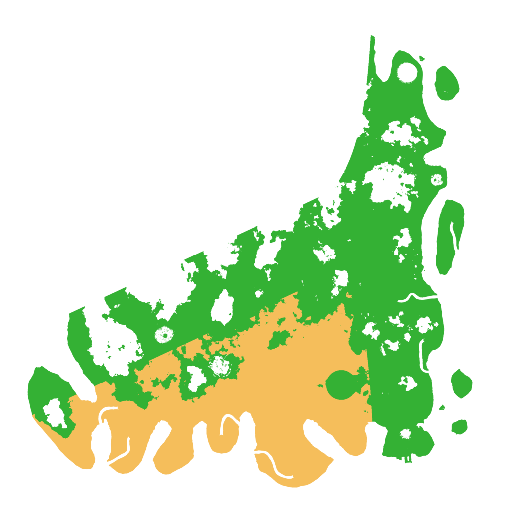 Biome Rust Map: Procedural Map, Size: 4500, Seed: 458958431