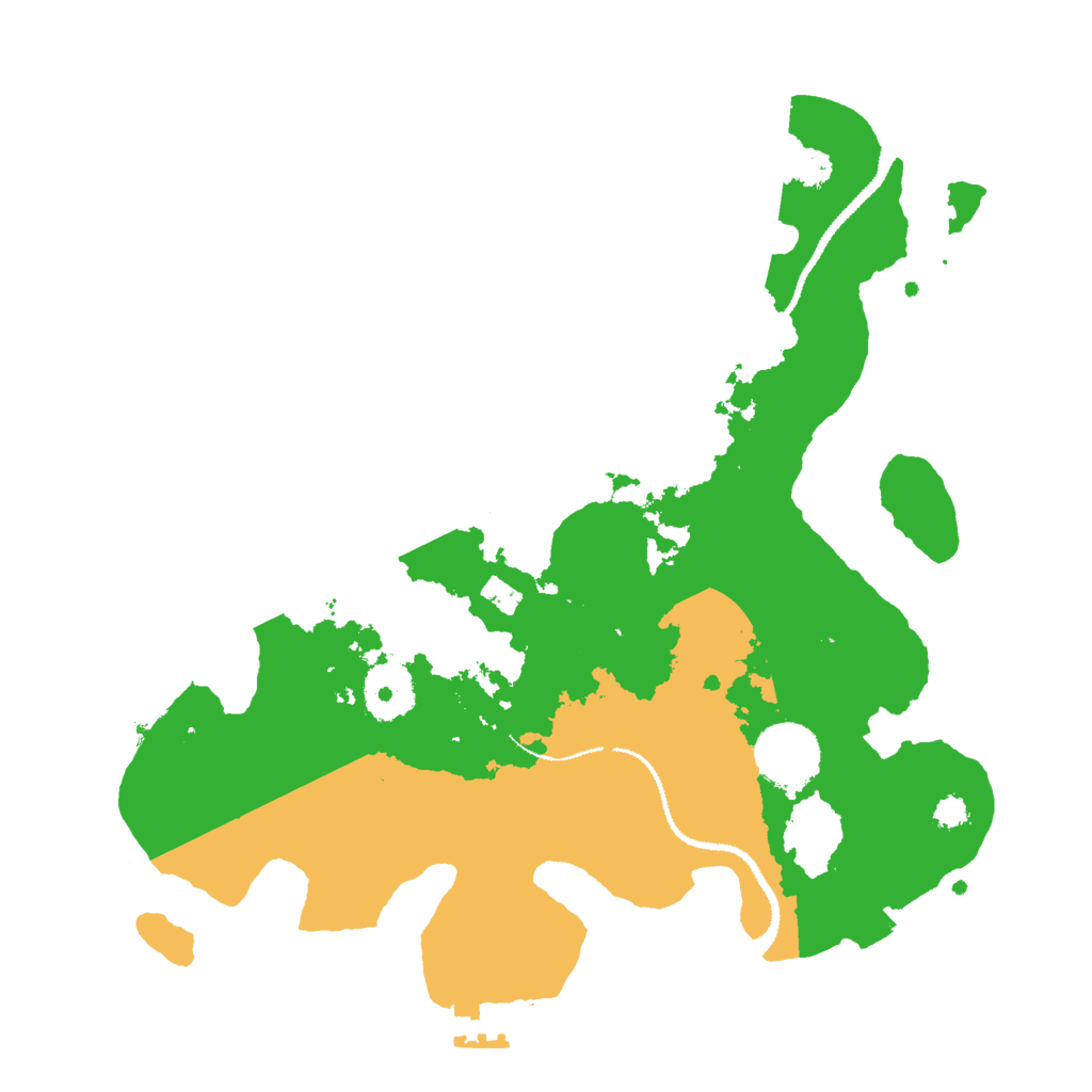 Biome Rust Map: Procedural Map, Size: 3000, Seed: 735395988