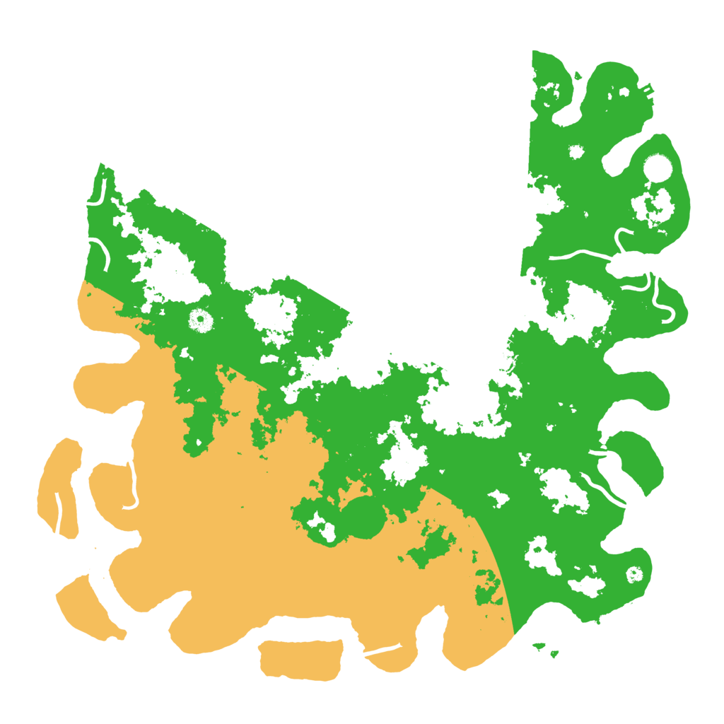 Biome Rust Map: Procedural Map, Size: 4500, Seed: 726737042