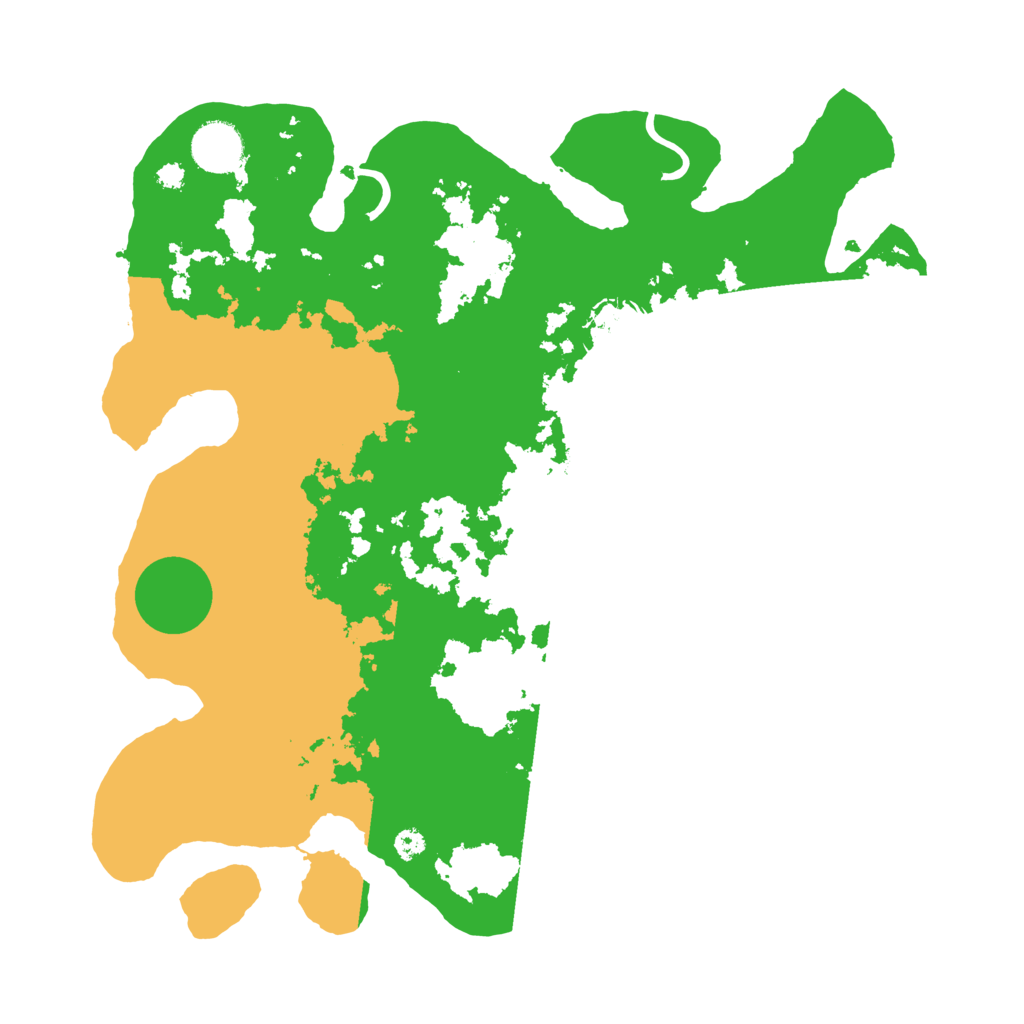 Biome Rust Map: Procedural Map, Size: 3500, Seed: 136574829