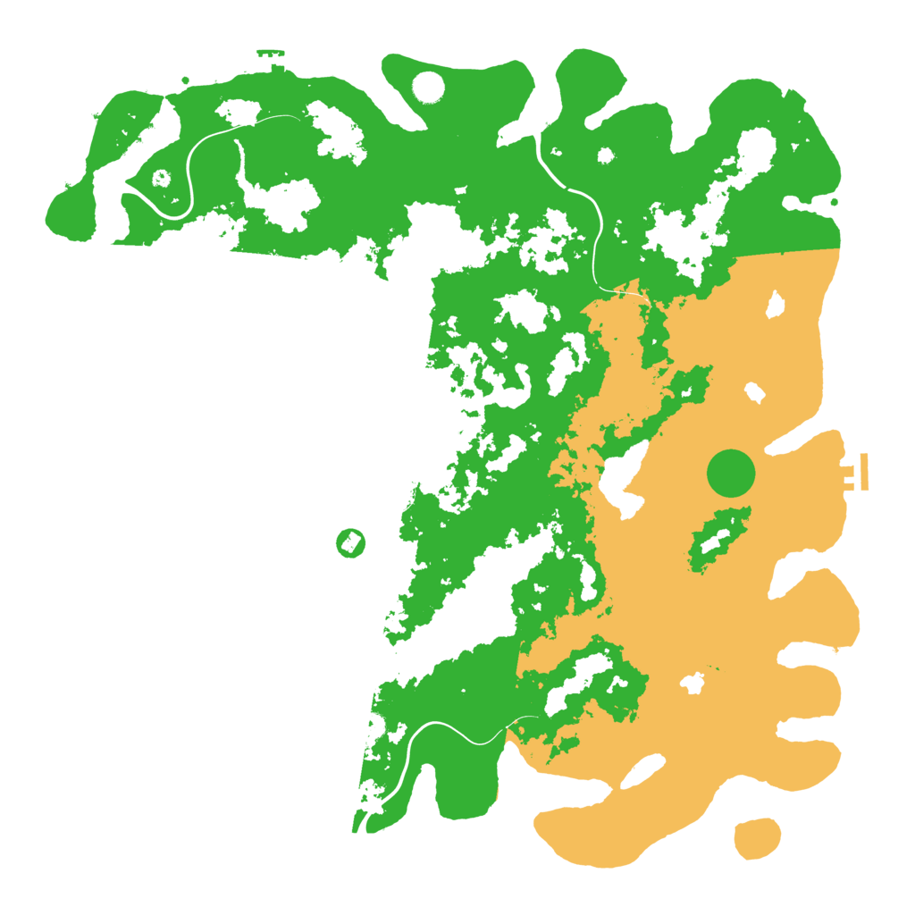 Biome Rust Map: Procedural Map, Size: 5000, Seed: 61305797