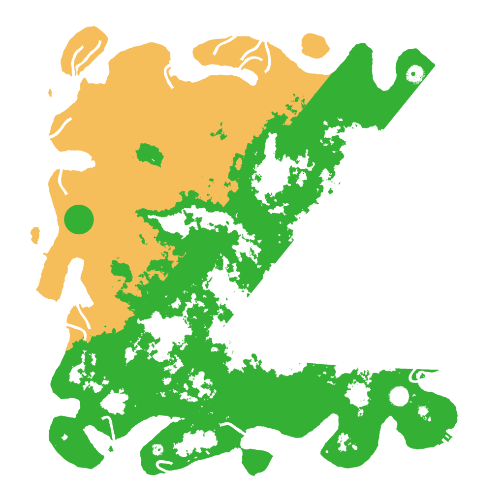 Biome Rust Map: Procedural Map, Size: 4500, Seed: 424289726