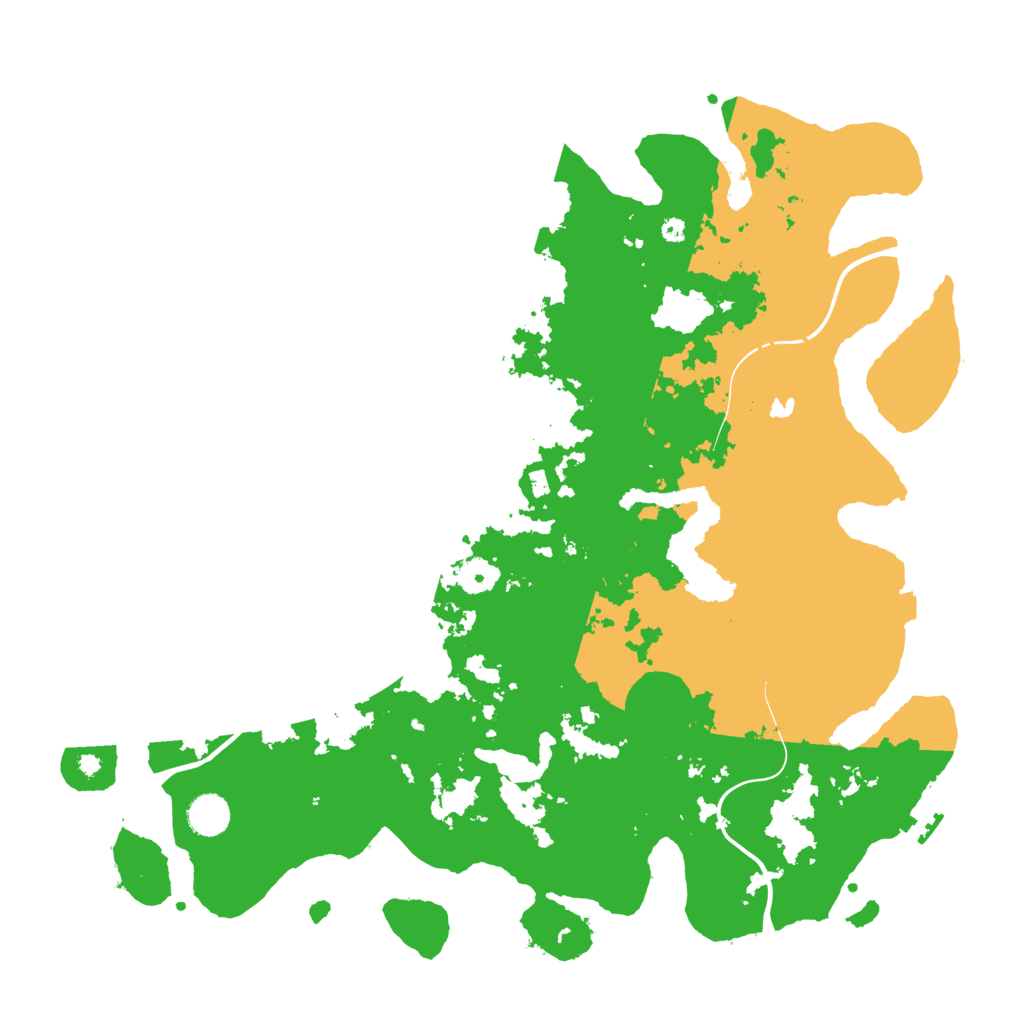 Biome Rust Map: Procedural Map, Size: 4250, Seed: 1381277041