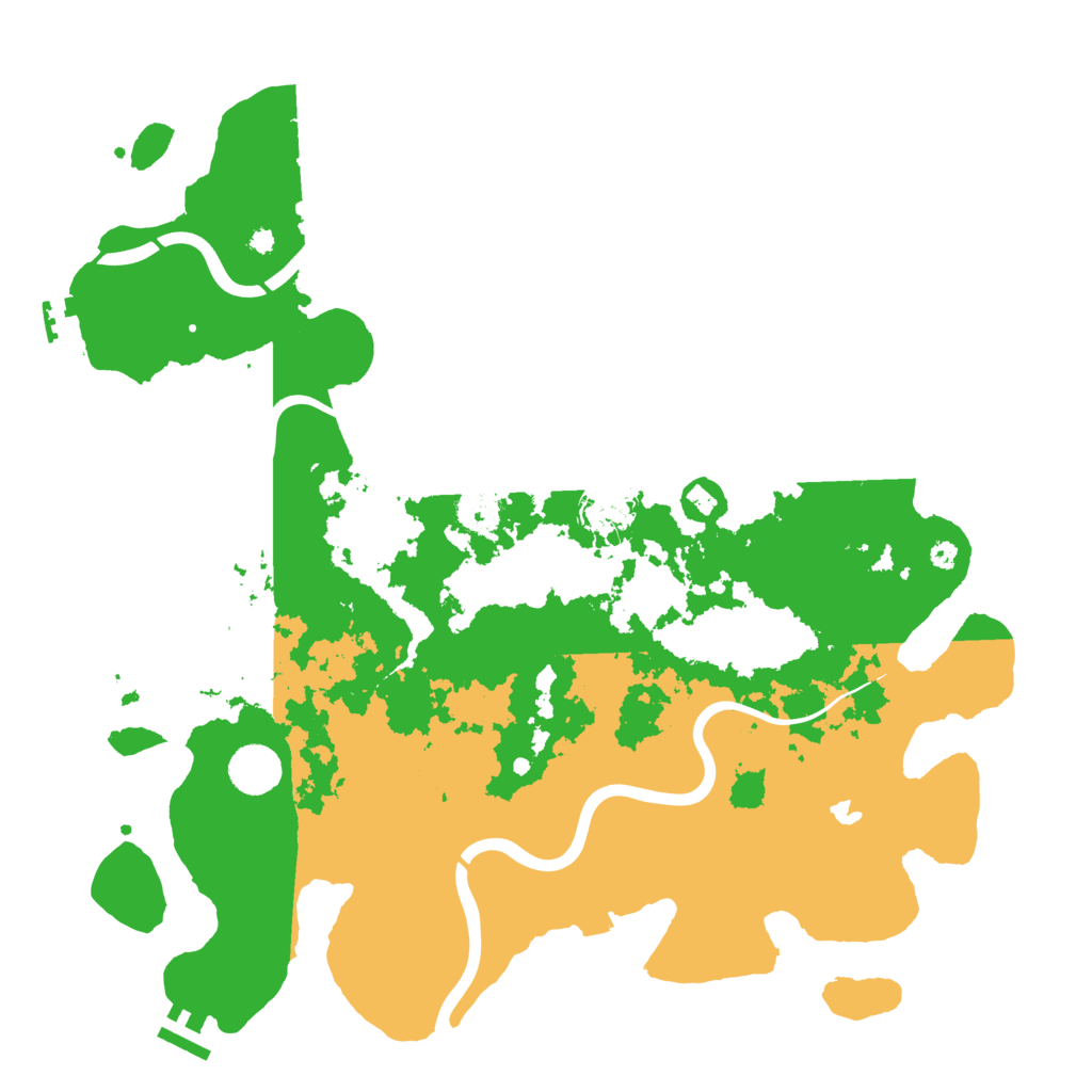 Biome Rust Map: Procedural Map, Size: 4000, Seed: 1206502631