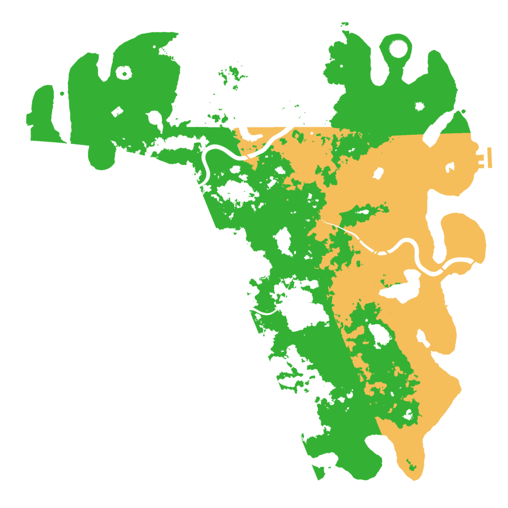 Biome Rust Map: Procedural Map, Size: 5000, Seed: 961061058
