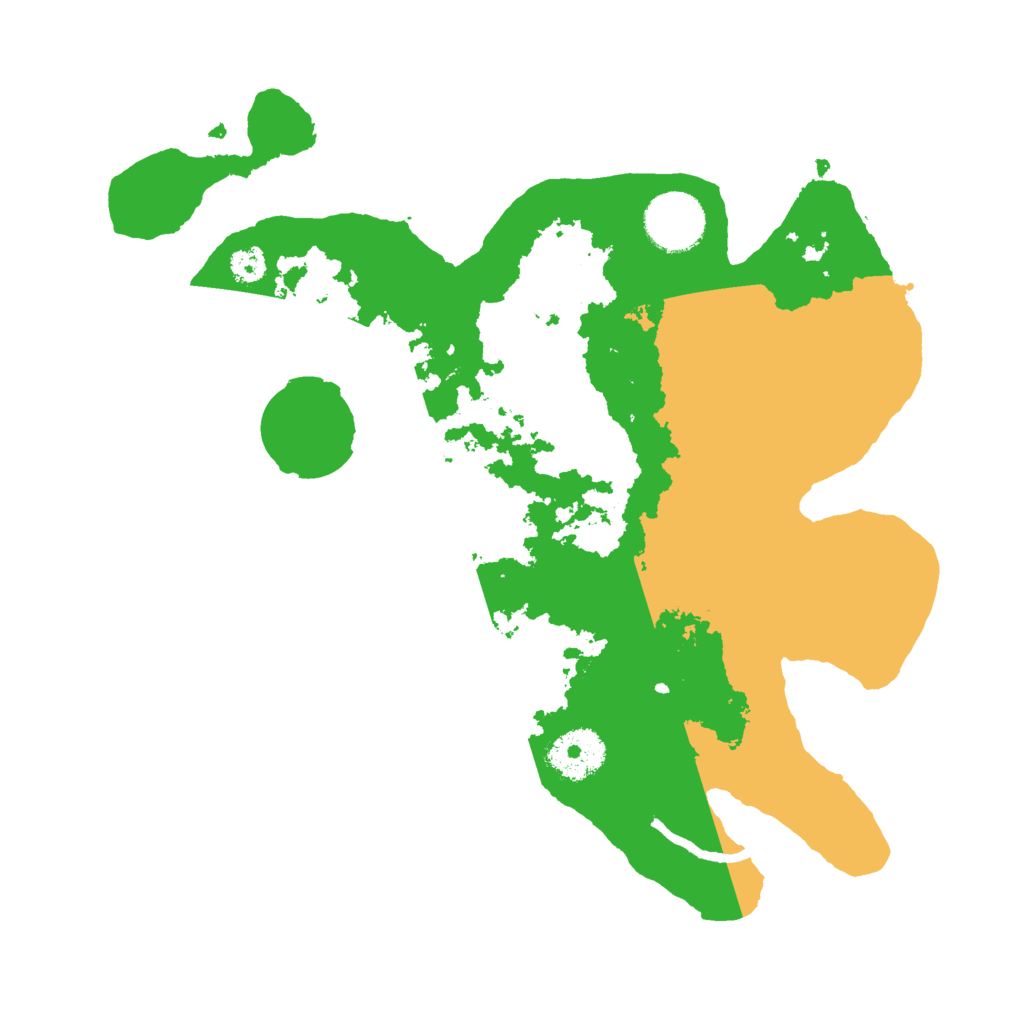 Biome Rust Map: Procedural Map, Size: 3000, Seed: 151352