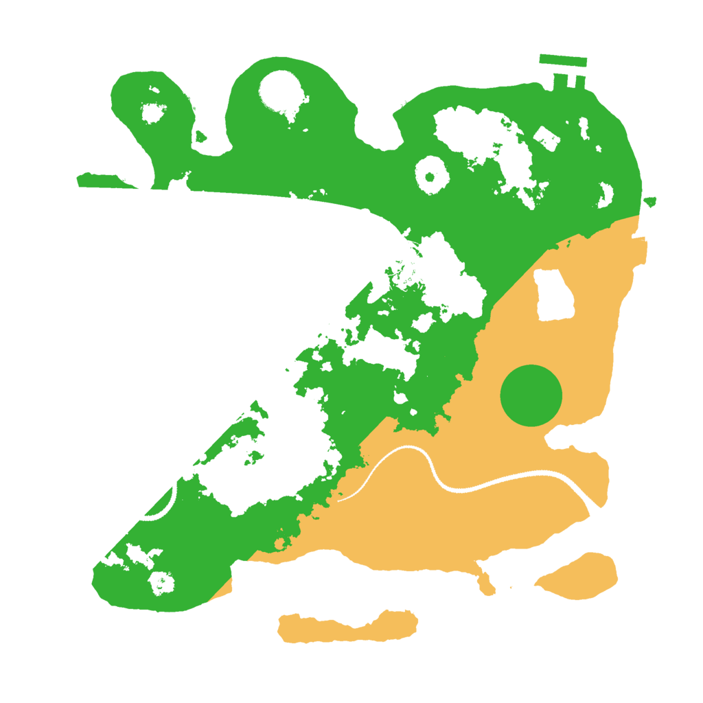 Biome Rust Map: Procedural Map, Size: 3000, Seed: 1088926326