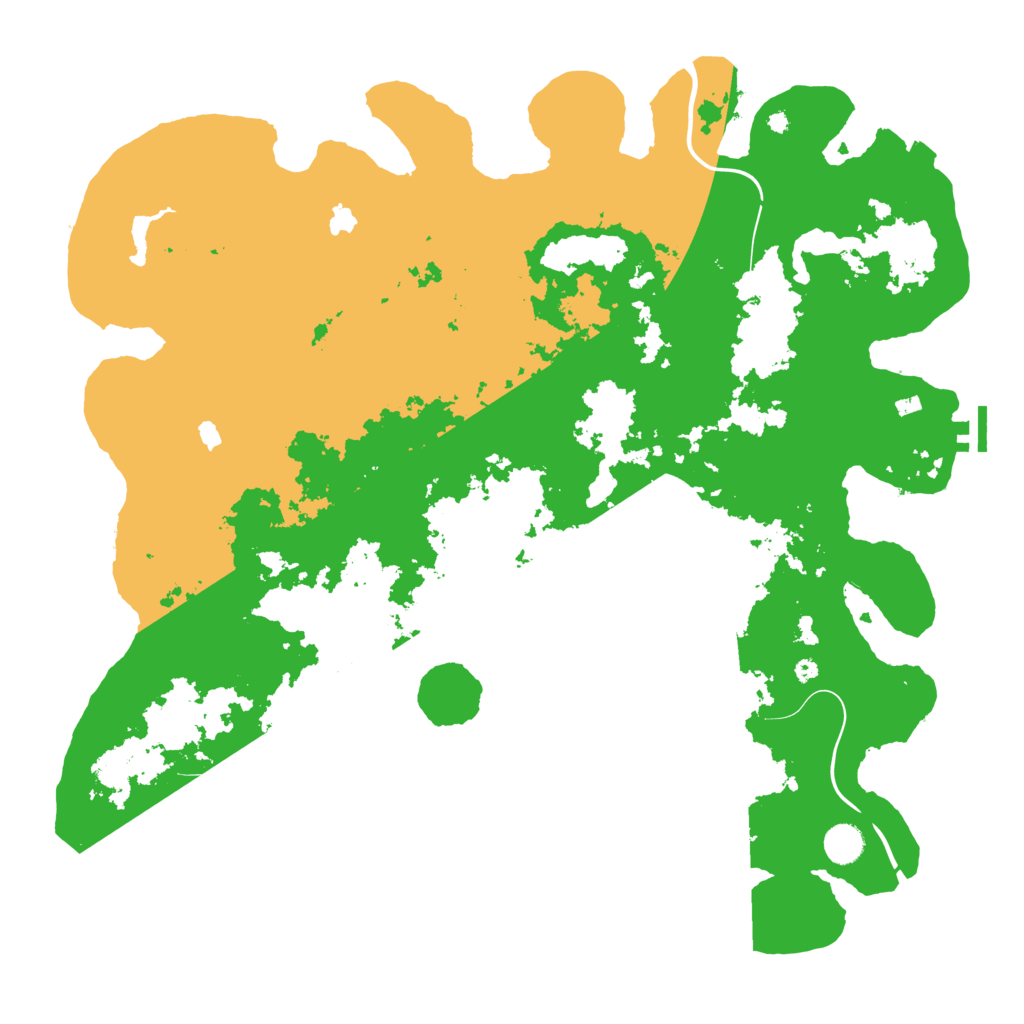 Biome Rust Map: Procedural Map, Size: 4500, Seed: 155939697