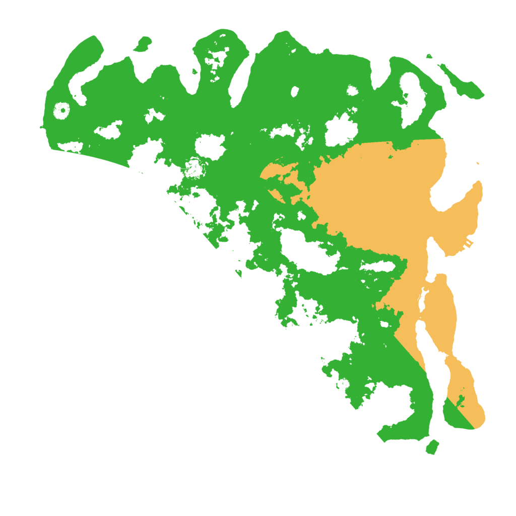 Biome Rust Map: Procedural Map, Size: 4600, Seed: 2088011942