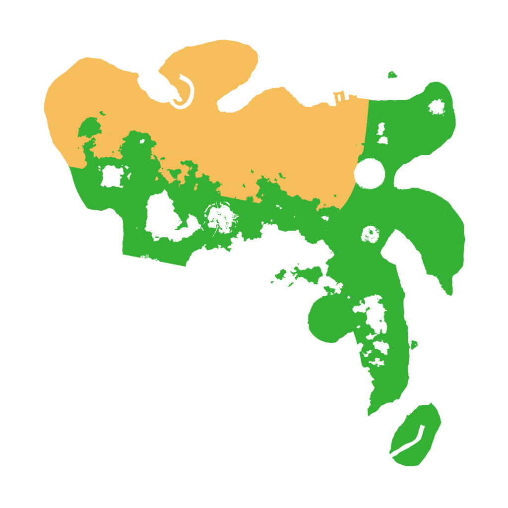 Biome Rust Map: Procedural Map, Size: 3000, Seed: 801057429