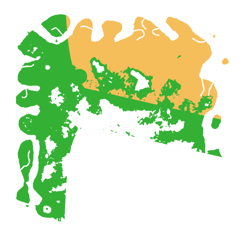 Biome Rust Map: Procedural Map, Size: 4560, Seed: 23075