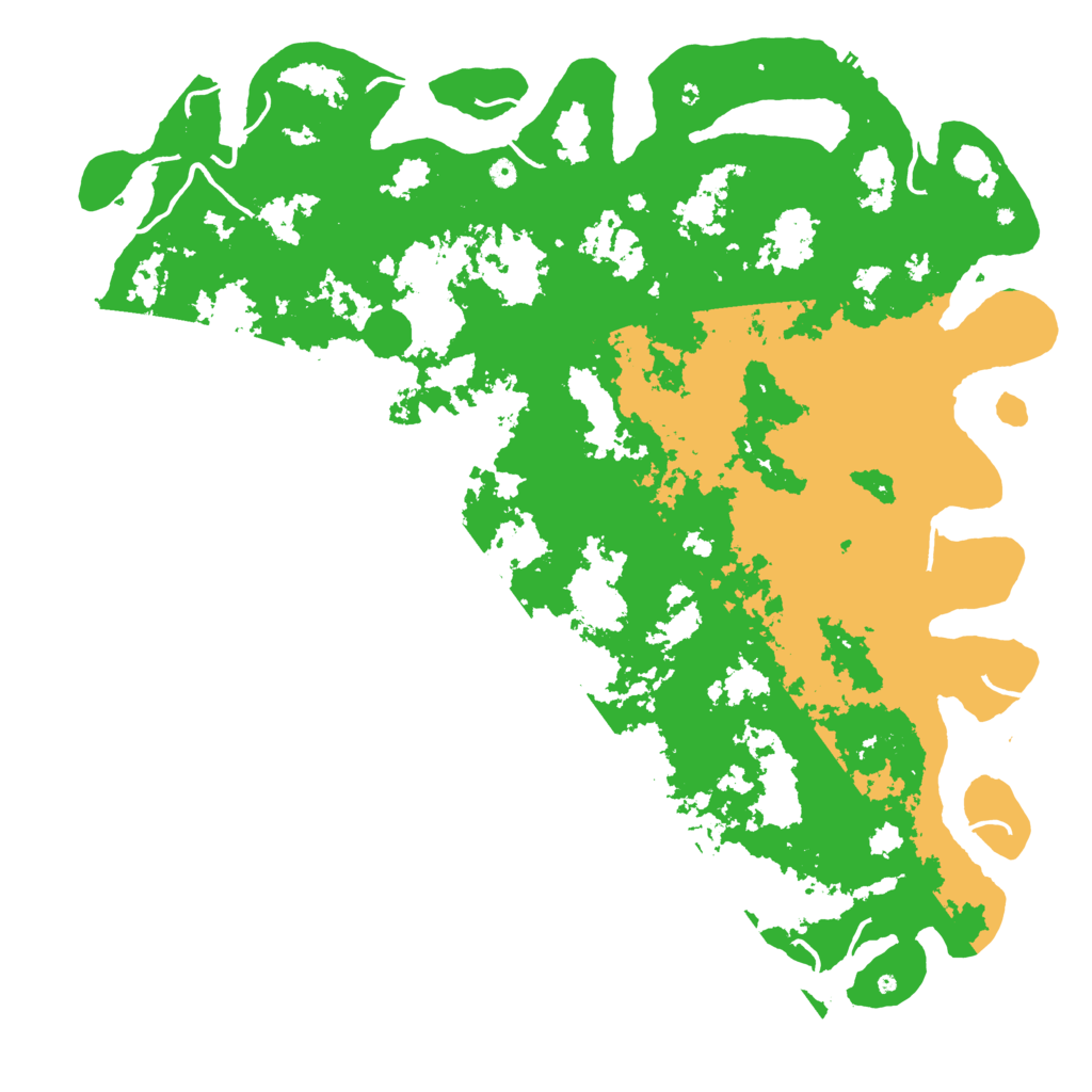 Biome Rust Map: Procedural Map, Size: 6000, Seed: 991240699