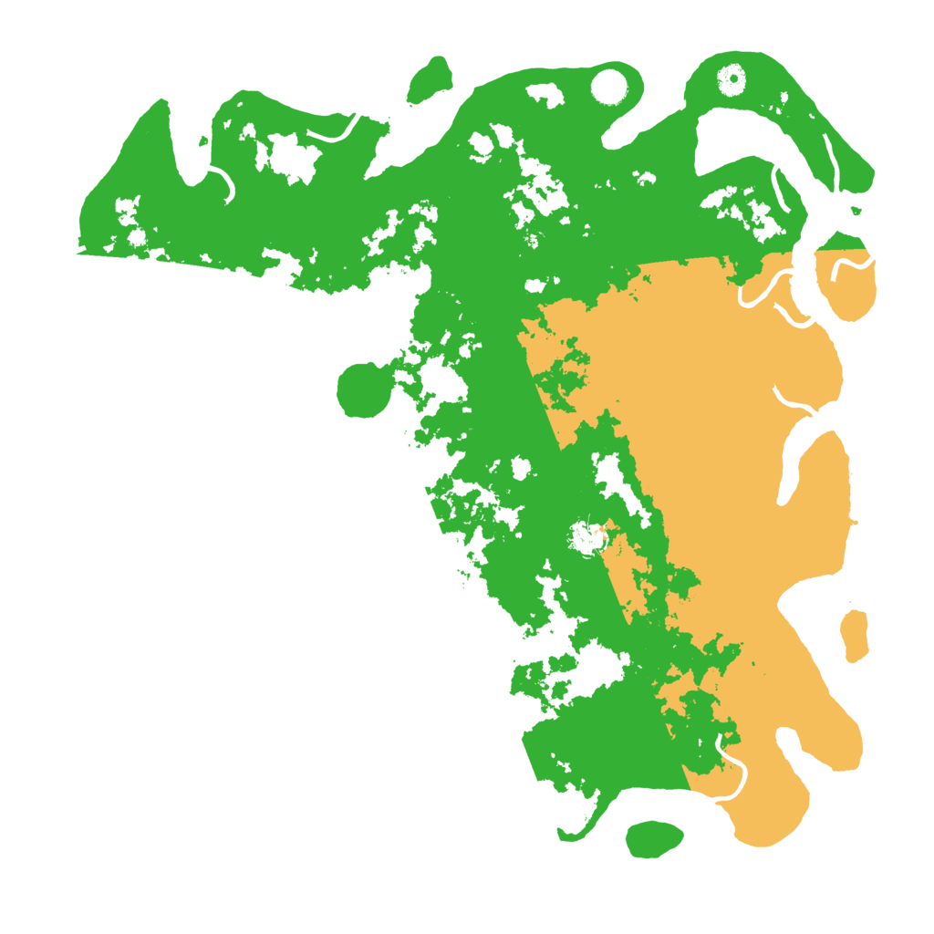 Biome Rust Map: Procedural Map, Size: 4600, Seed: 60000