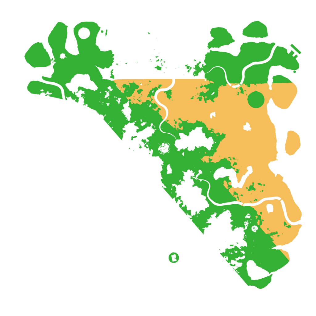 Biome Rust Map: Procedural Map, Size: 5000, Seed: 270232862
