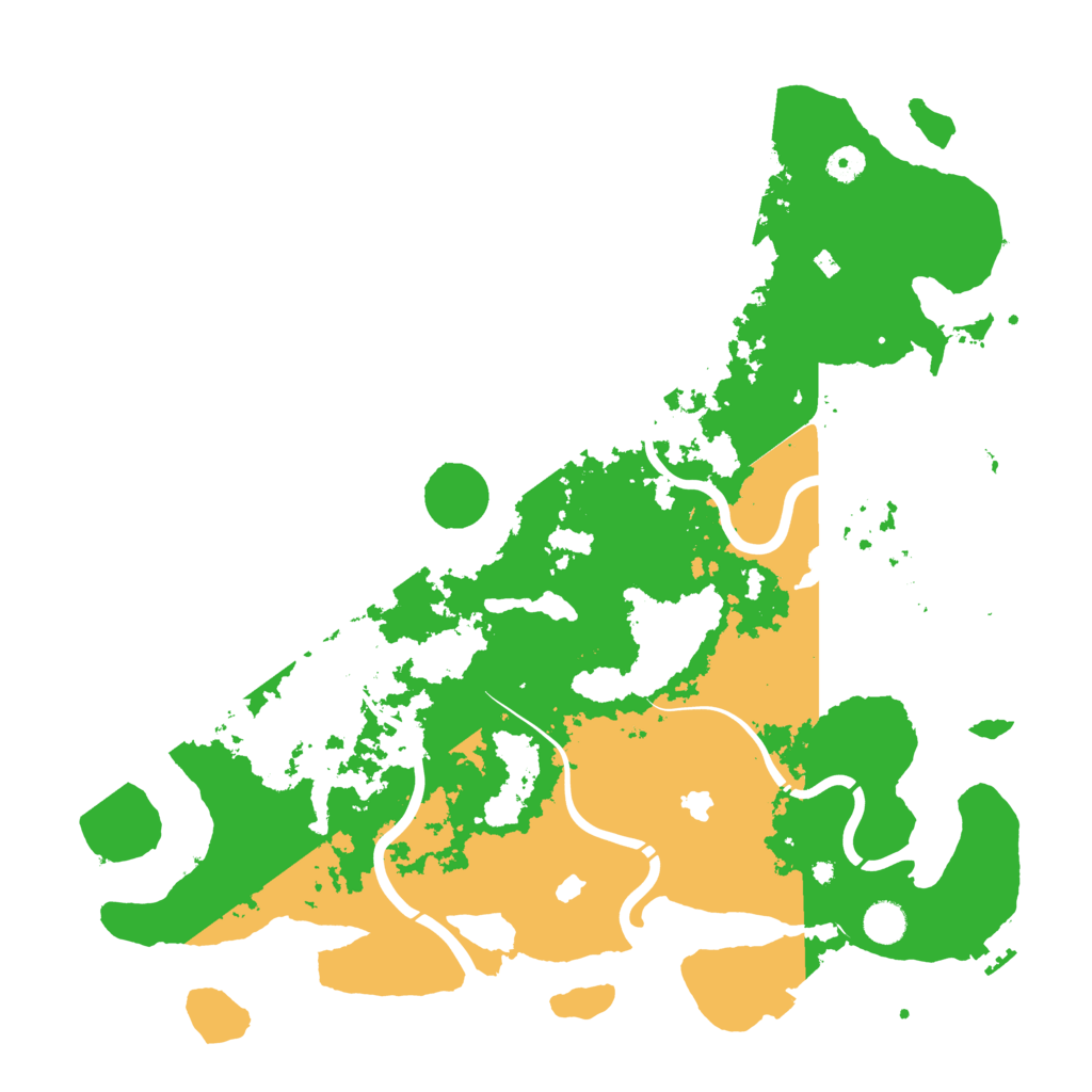 Biome Rust Map: Procedural Map, Size: 4500, Seed: 1550748078