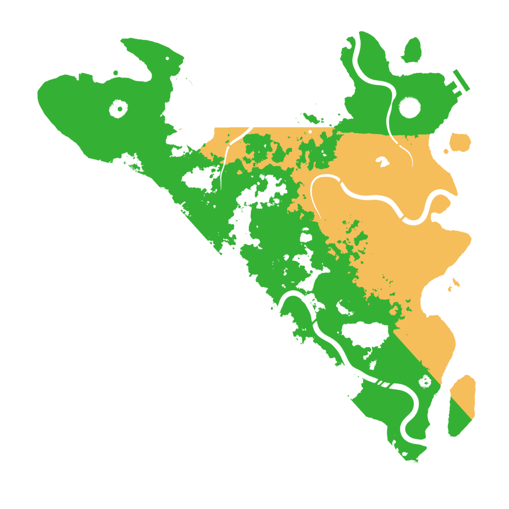Biome Rust Map: Procedural Map, Size: 4250, Seed: 779474722