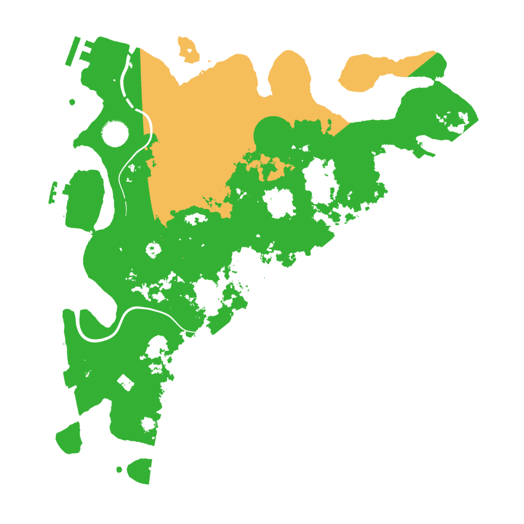 Biome Rust Map: Procedural Map, Size: 3500, Seed: 21197461