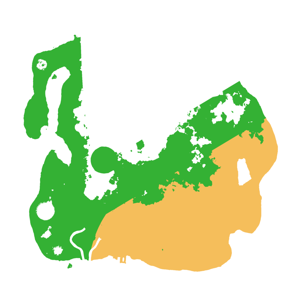 Biome Rust Map: Procedural Map, Size: 3000, Seed: 1186615624