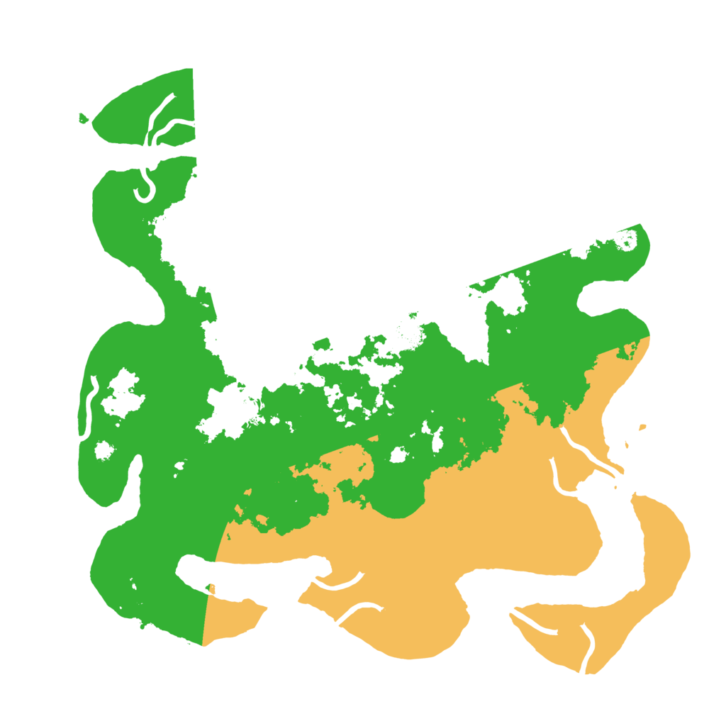 Biome Rust Map: Procedural Map, Size: 3500, Seed: 889603829