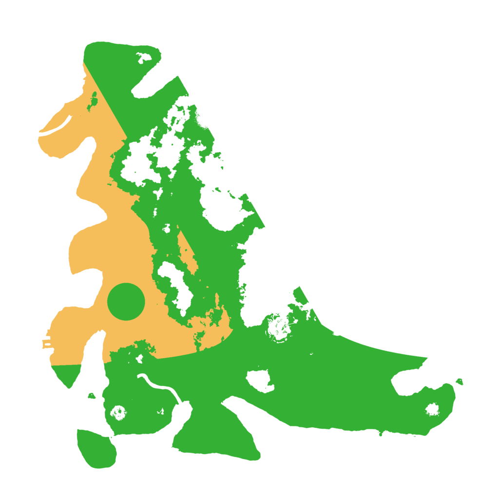 Biome Rust Map: Procedural Map, Size: 3500, Seed: 1372157546