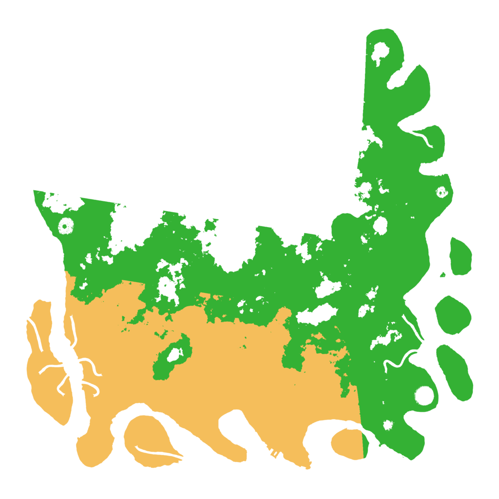 Biome Rust Map: Procedural Map, Size: 4600, Seed: 312660874