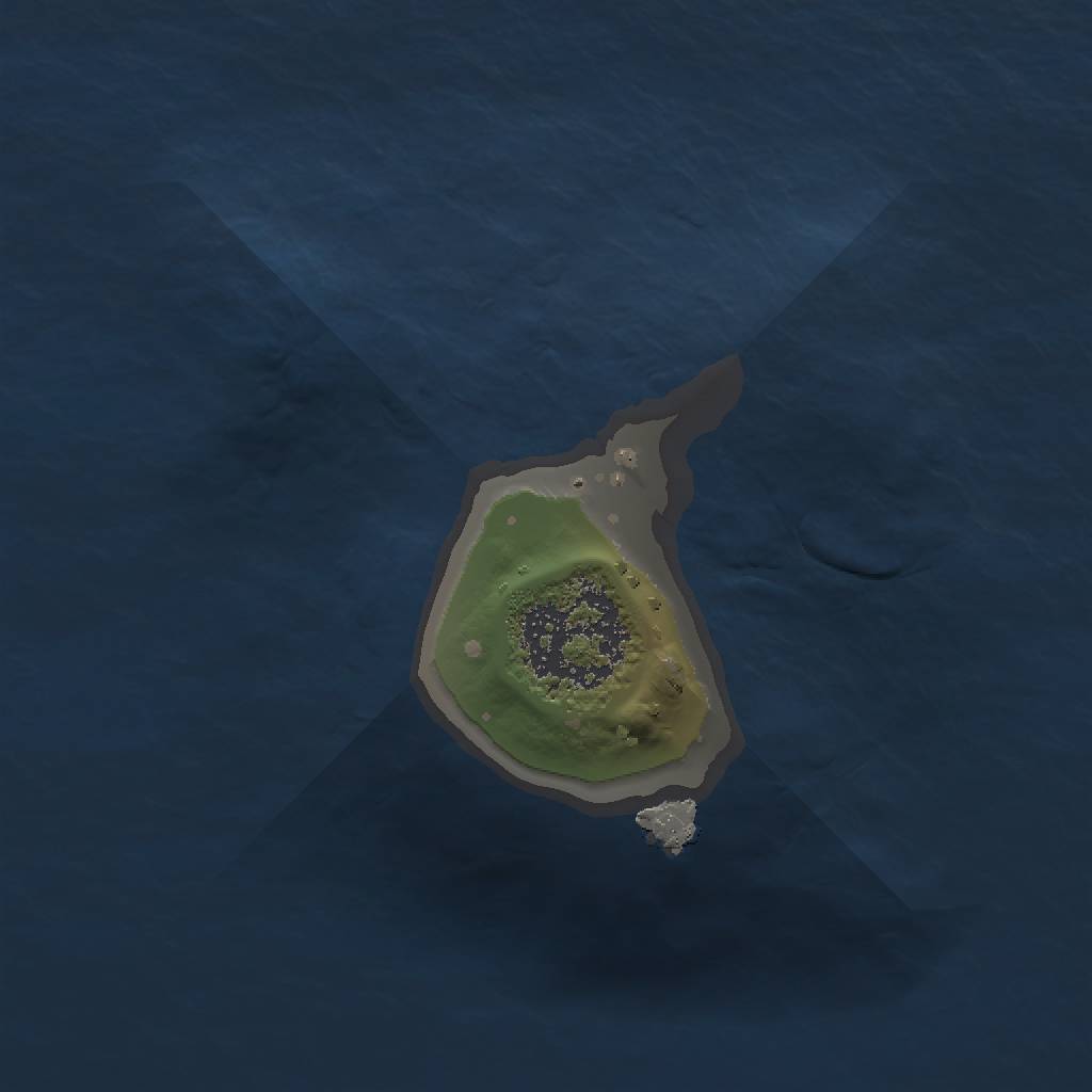 Rust Map: Procedural Map, Size: 1000, Seed: 1325076508, 3 Monuments